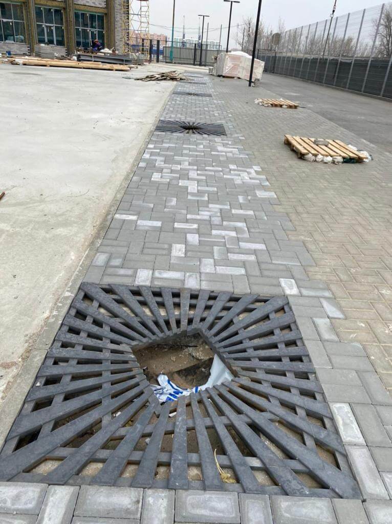 Приствольная решетка для дерева ZKING ATMOSPHERE 1.2х1.2м Черная