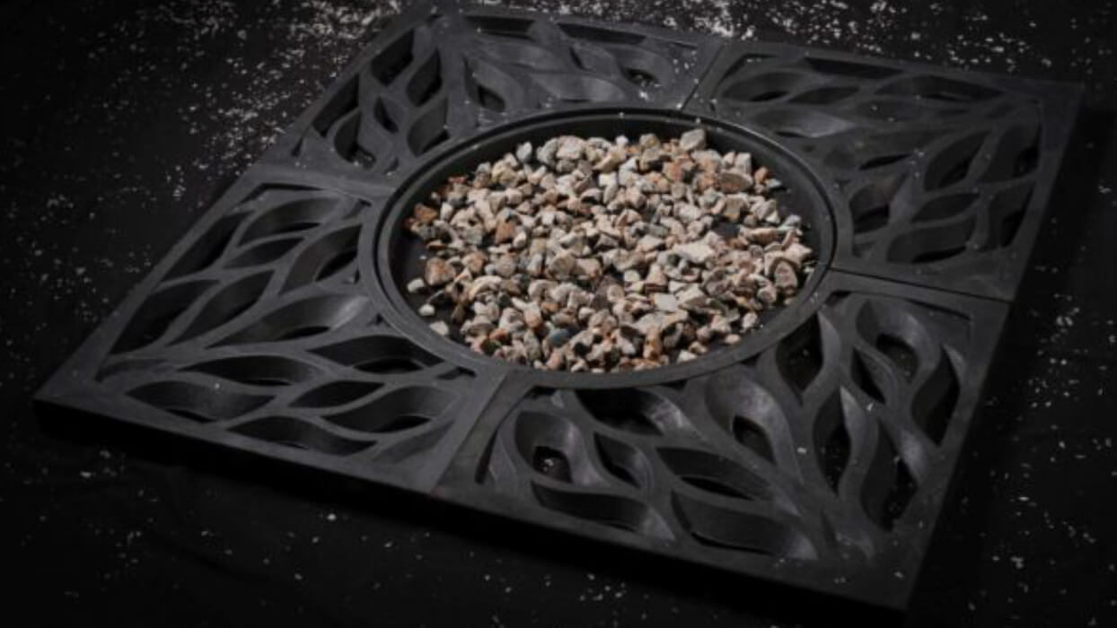 Приствольная решетка для дерева ZKING CRUST 1.2х1.2м Черная